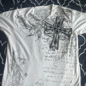 Unholy union v-neck T